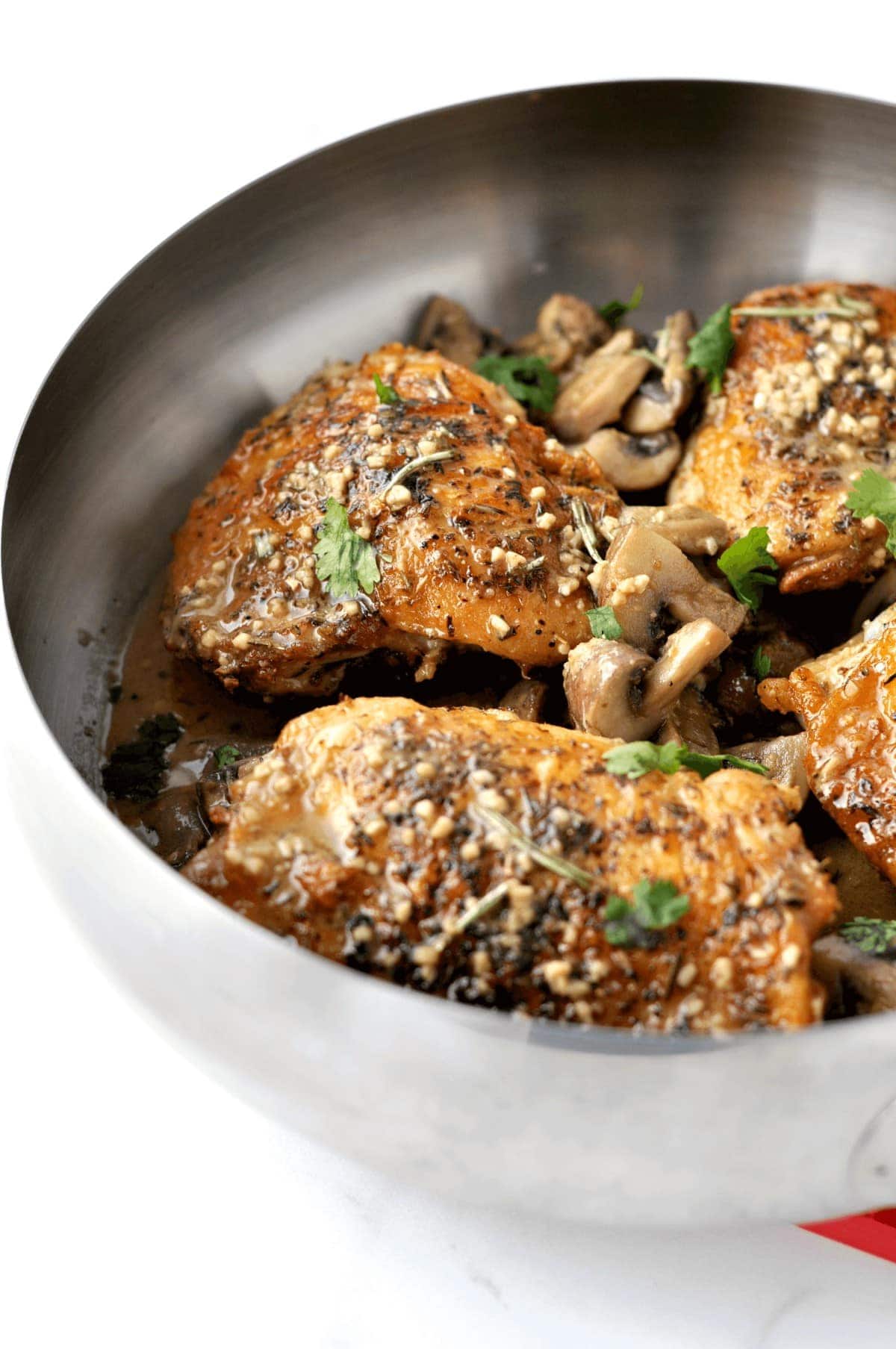 Herbed Chicken And Mushrooms Peace Love And Low Carb