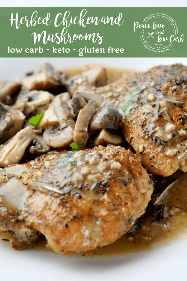 Whole30 Herbed Chicken and Mushrooms Peace Love and Low Carb