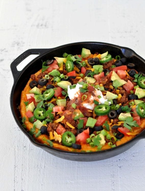 Keto Taco Breakfast Skillet | Peace Love and Low Carb