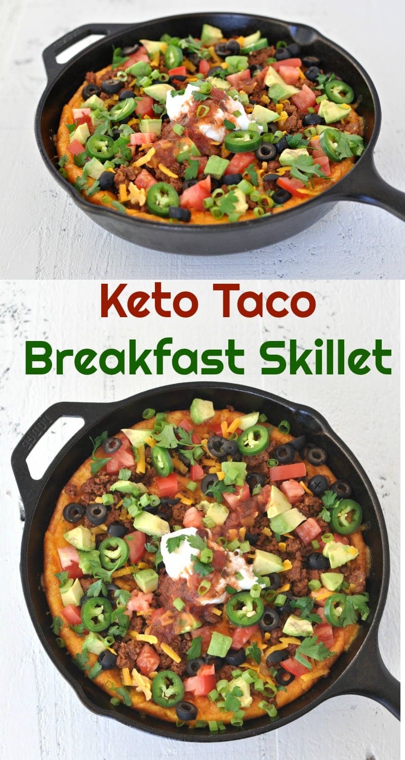 Keto Taco Breakfast Skillet  Peace Love and Low Carb