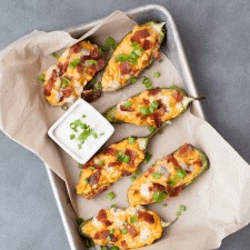 Buffalo Chicken Jalapeno Poppers