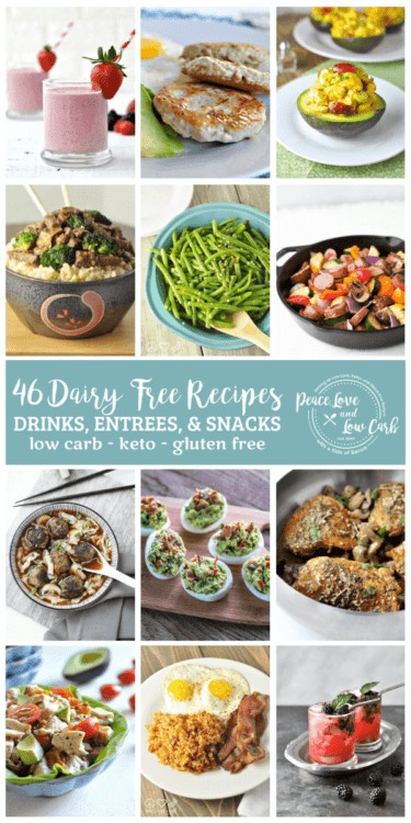 Low Carb Dairy Free Recipes | Peace Love and Love Carb
