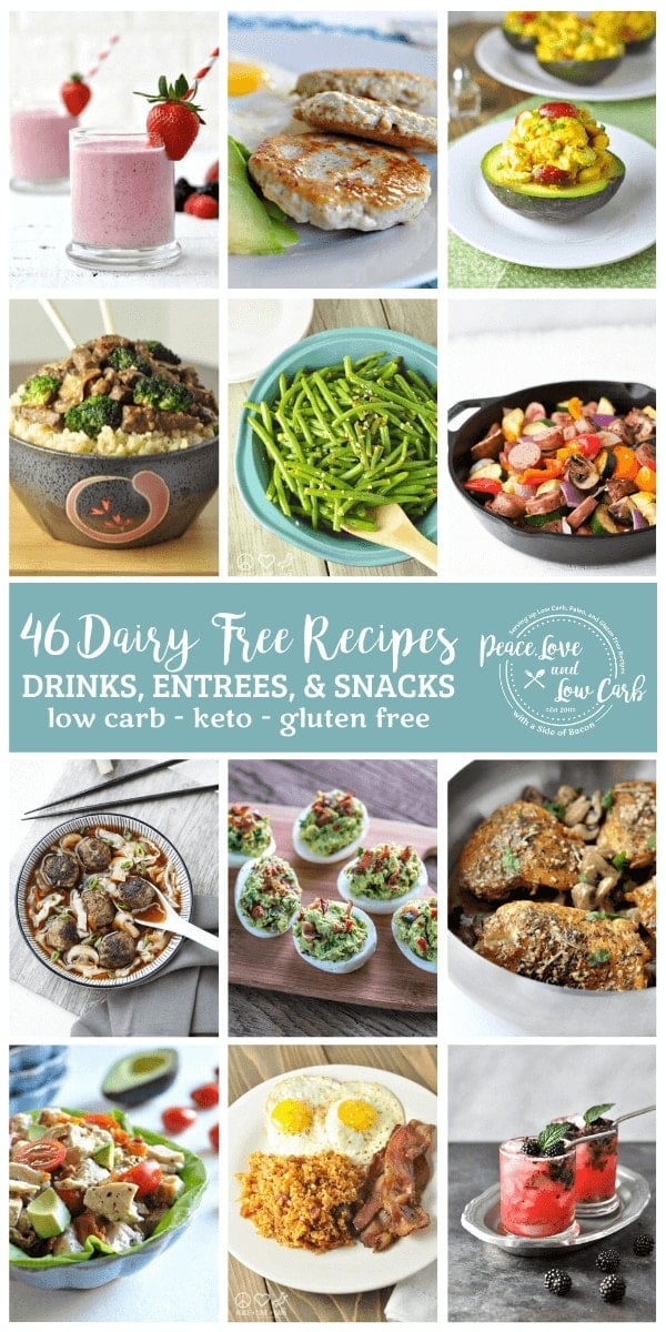 Low Carb Dairy Free Recipes | Peace Love and Love Carb