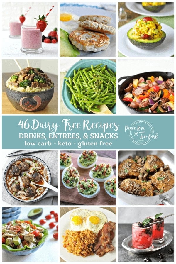 Low Carb Dairy Free Recipes | Peace Love and Love Carb