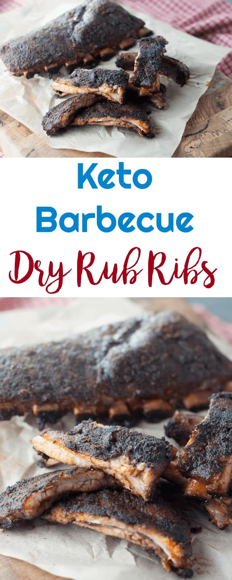 Keto Barbecue Dry Rub Ribs #lowcarb #keto #barbecue #ribs #lowcarbhighfat #ketorecipes #lowcarbrecipes