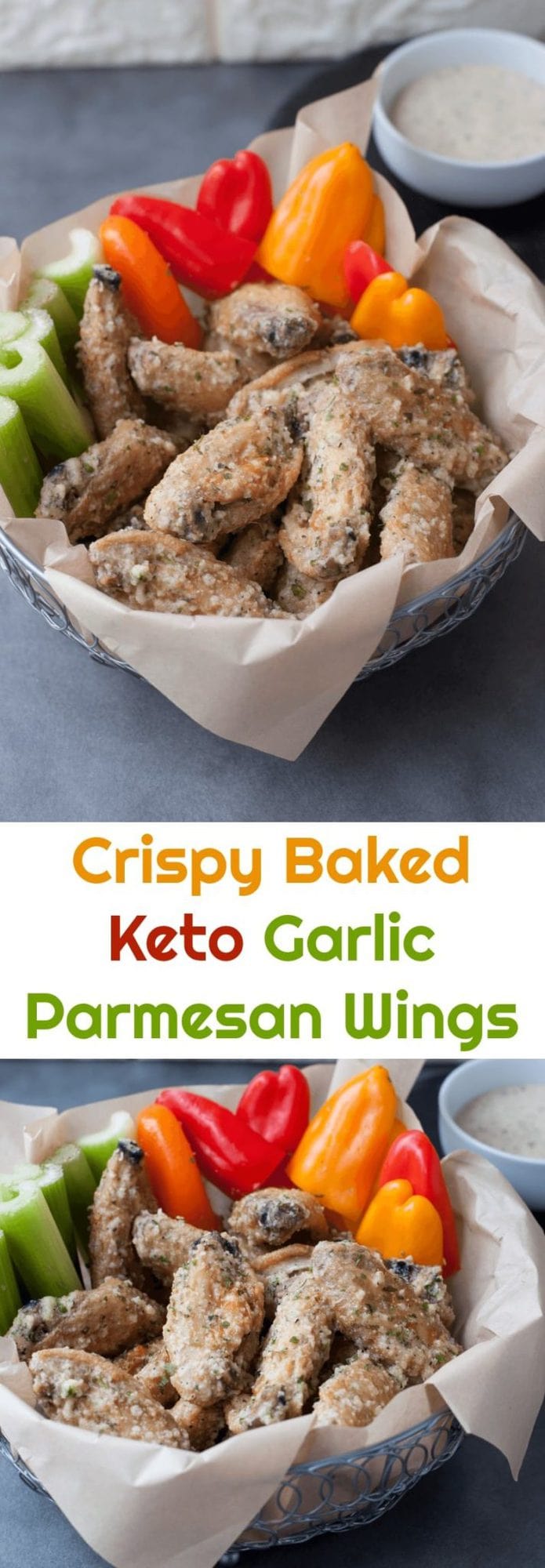 Keto Crispy Baked Garlic Parmesan Wings
#wings #lowcarb #keto #ketorecipes #ketohappyhour #lowcarbrecipes #crispywings