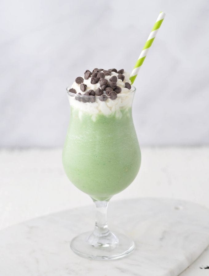 Keto Dairy Free Shamrock Shake | Peace Love and Low Carb