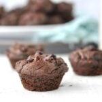 Moist, delicious, and perfectly chewy. These bite sized keto chocolate muffins are sure to curb that nagging sweet tooth.