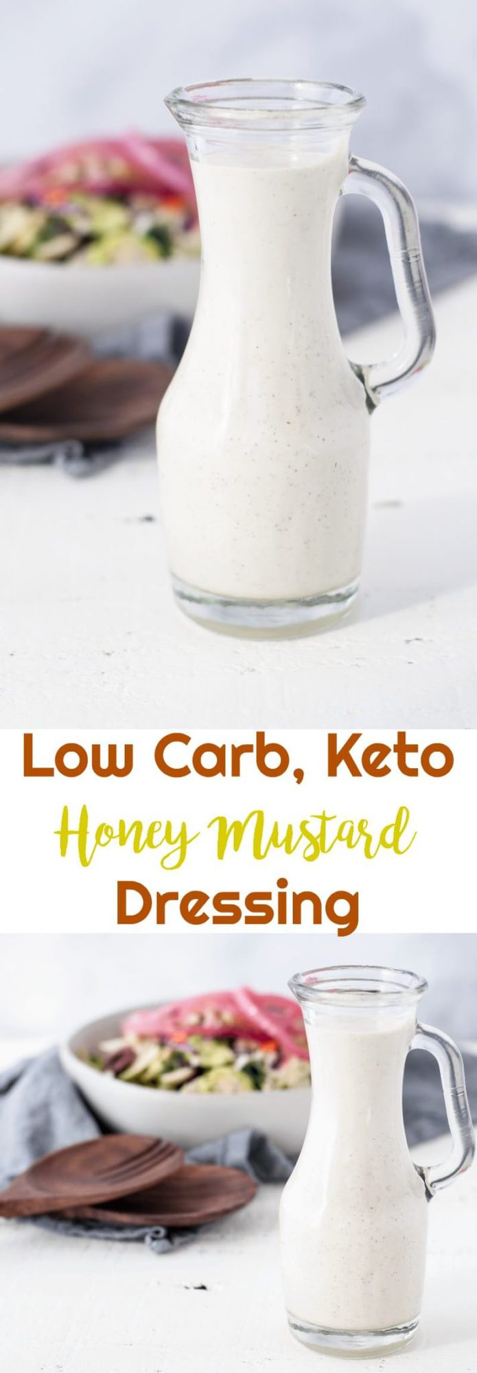 Keto Honey Mustard Dressing | Peace Love and Low Carb #honeymustard #lowcarbhoneymustard #lowcarbrecipes #ketorecipes