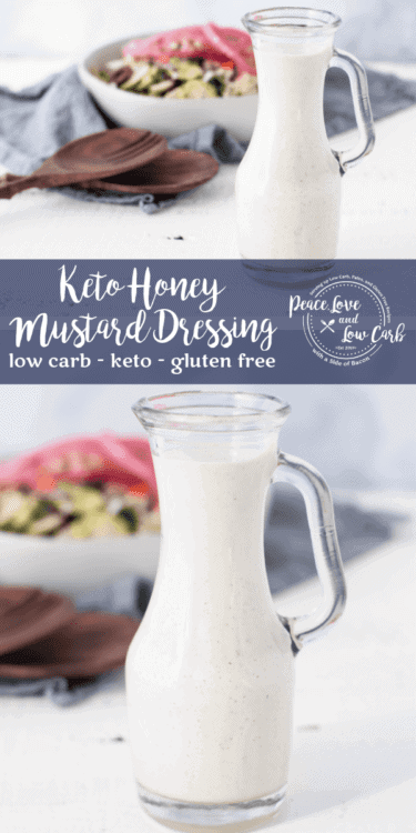 Rich, thick and creamy. This Keto Honey Mustard Dressing recipe tastes just like the real thing, but without all the carbs.