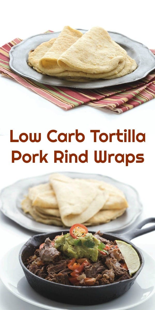 Low Carb Tortilla Pork Rind Wrap | Peace Love and Low Carb