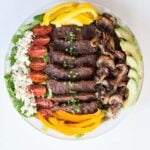 Blackened Chicken Steak Salad | Peace Love and Low Carb