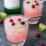 Low Carb Cocktail Tart Cranberry Cooler | Peace Love and Low Carb