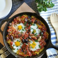 Italian Spaghetti Squash Breakfast Casserole