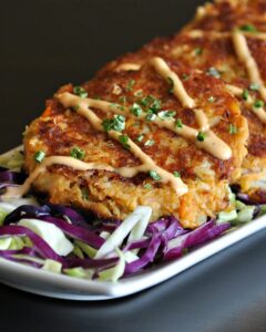 Cajun Trinity Keto Crab Cakes | Peace Love and Low Carb