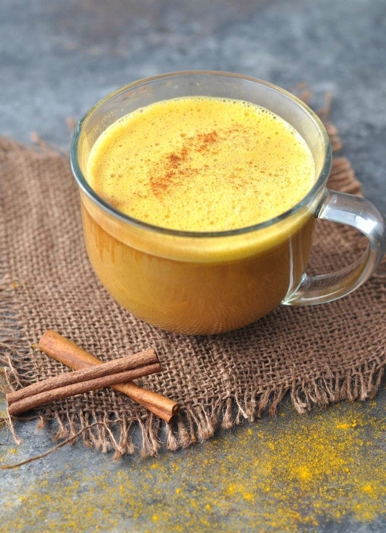 Keto Golden Milk Latte Turmeric Tea Peace Love and Low Carb