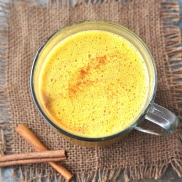 Keto Golden Milk Latte Turmeric Tea | Peace Love and Low Carb