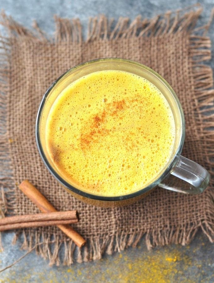 Keto Golden Milk Latte Turmeric Tea | Peace Love and Low Carb