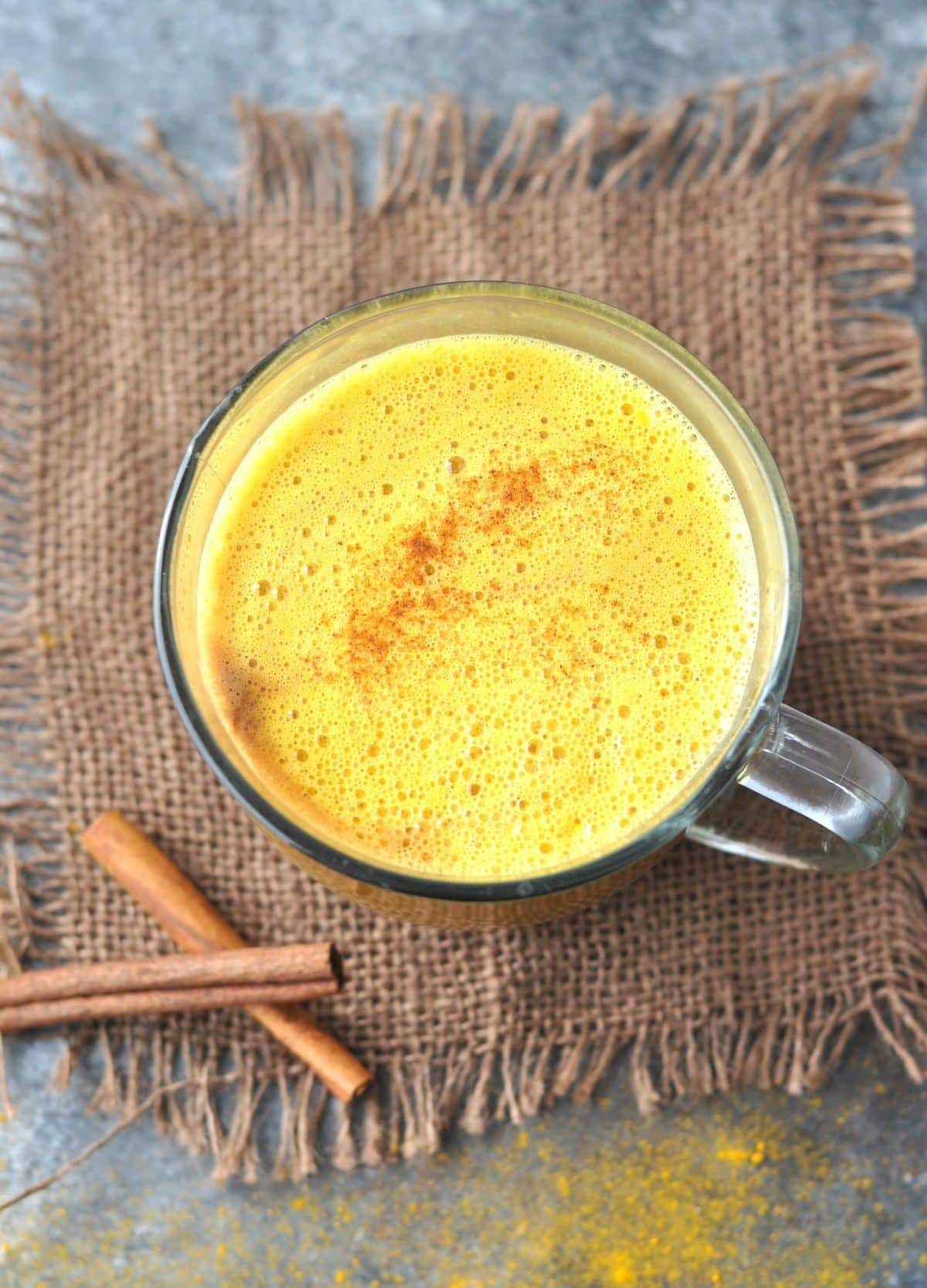 Keto Golden Milk Latte Turmeric Tea | Peace Love and Low Carb