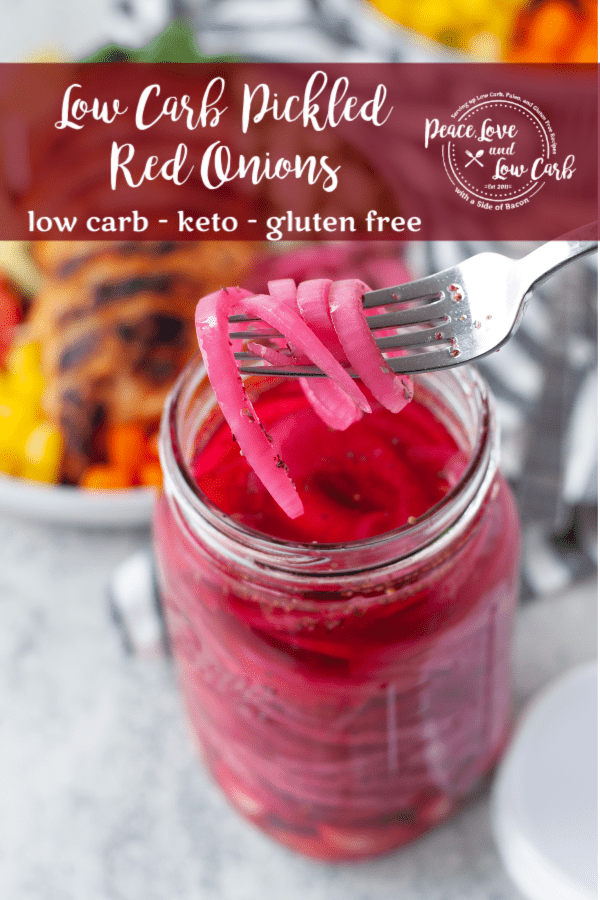 Low Carb Pickled Red Onions Peace Love and Low Carb