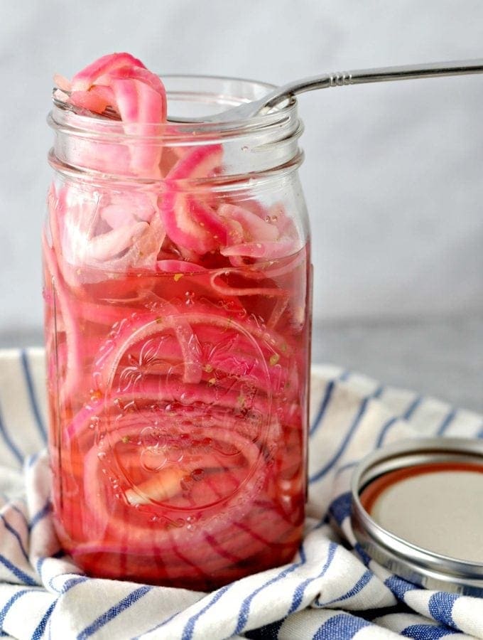 Low Carb Pickled Red Onions - Peace Love and Low Carb