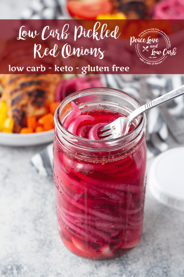 Low Carb Pickled Red Onions Peace Love and Low Carb