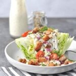 Pork Belly Wedge Salad - Peace Love and Low Carb