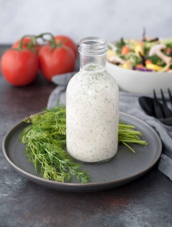 Dairy Free Keto Ranch Dressing | Peace Love and Low Carb