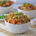 Sesame Chicken Egg Roll in a Bowl | Peace Love and Low Carb