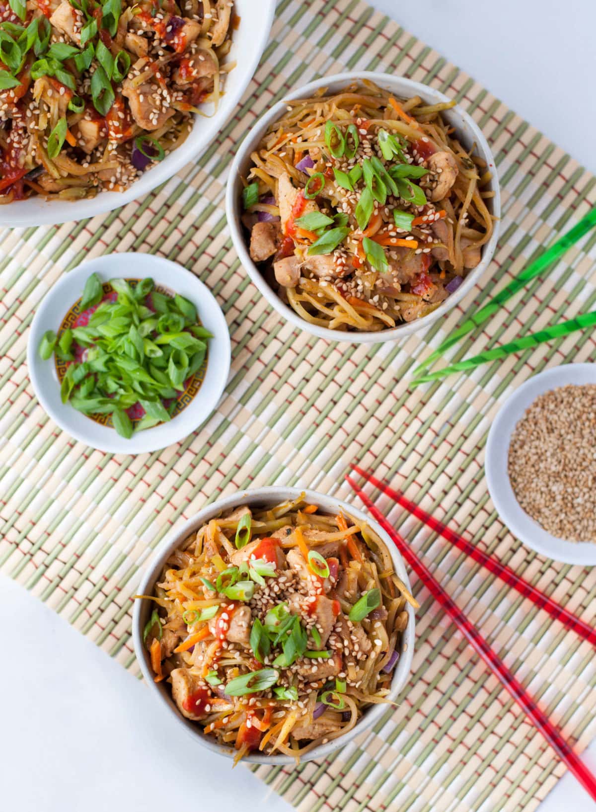 Sesame Chicken Egg Roll in a Bowl | Peace Love and Low Carb