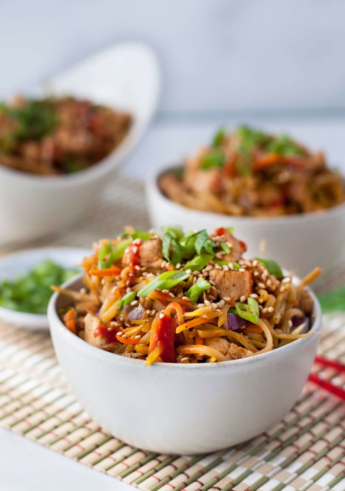 Sesame Chicken Egg Roll in a Bowl | Peace Love and Low Carb