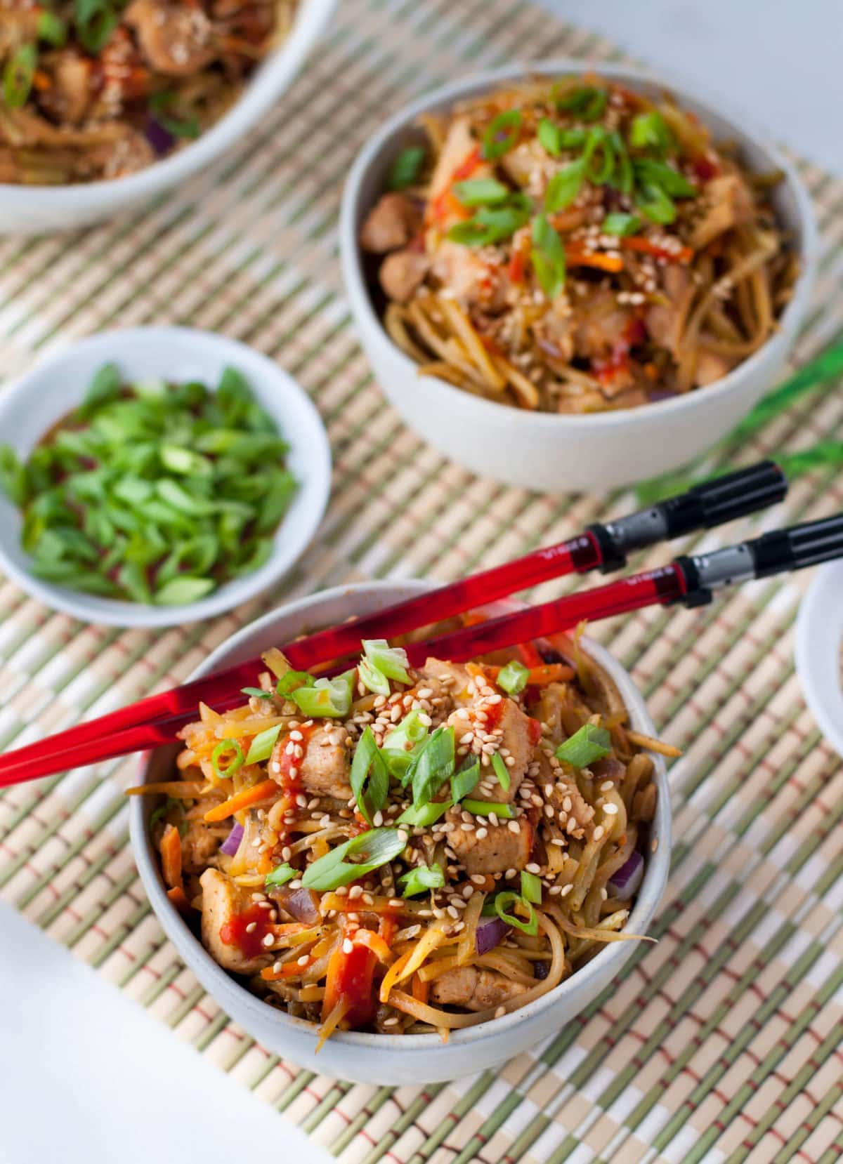 Sesame Chicken Egg Roll in a Bowl | Peace Love and Low Carb