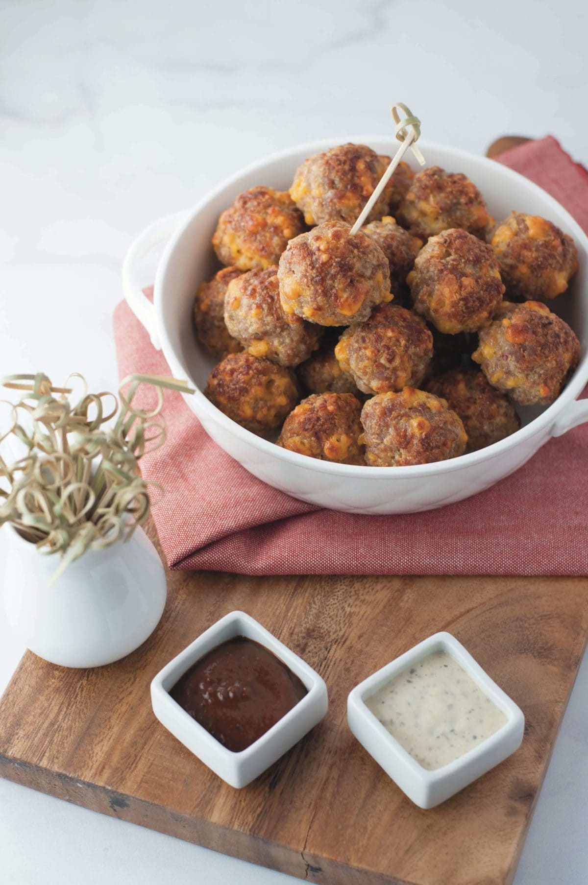 Keto Sausage Balls | Peace Love and Low Carb