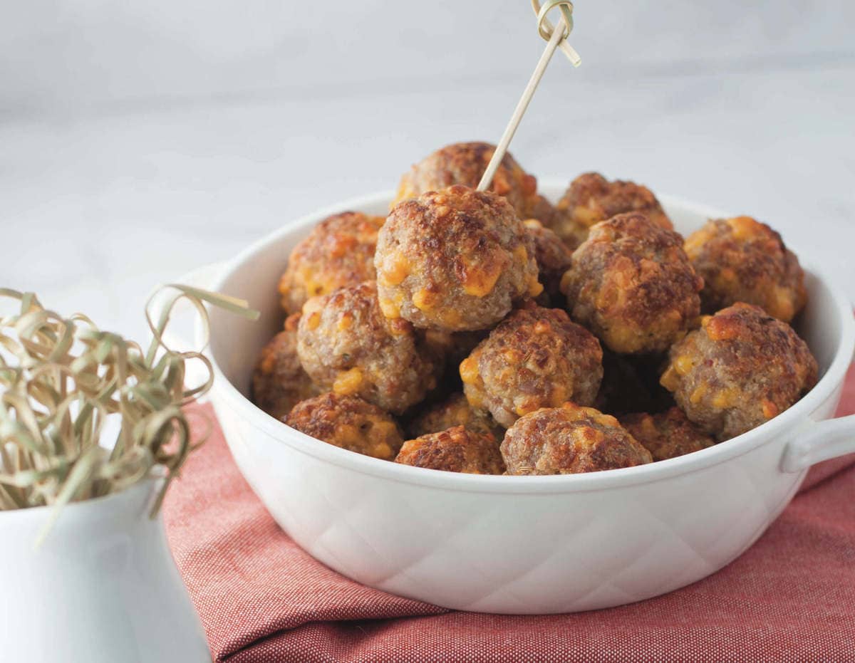 Keto Sausage Balls | Peace Love and Low Carb