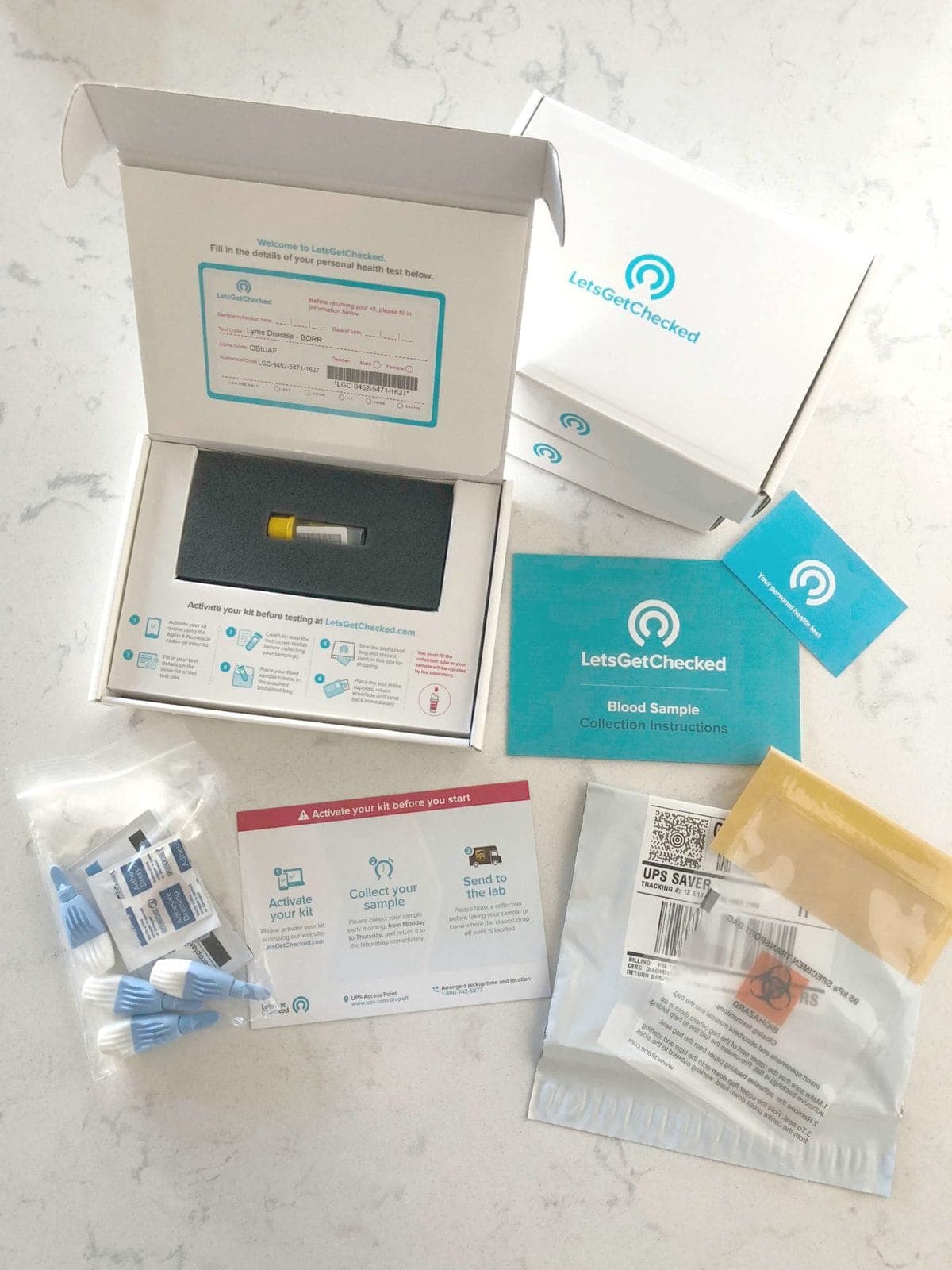 Let's Get Checked - At Home Wellness Test Kits - Lyme, Thyroid, Liver