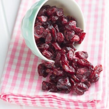 No Sugar Added Low Carb Dried Cranberries