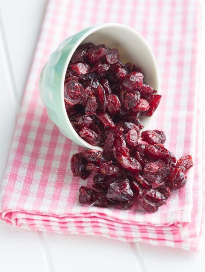 No Sugar Added Low Carb Dried Cranberries