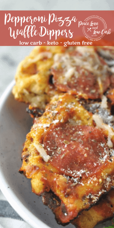 We’ve all tried fathead pizza by now, but what about combining pizza and waffles? These Fathead Pepperoni Waffle Pizza Dippers are a fun new spin on keto pizza.