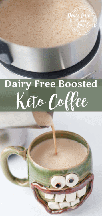 Dairy Free Boosted Keto Coffee | Peace Love and Low Carb