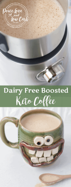 Dairy Free Boosted Keto Coffee | Peace Love and Low Carb