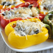 Keto Supreme Pizza Stuffed Peppers