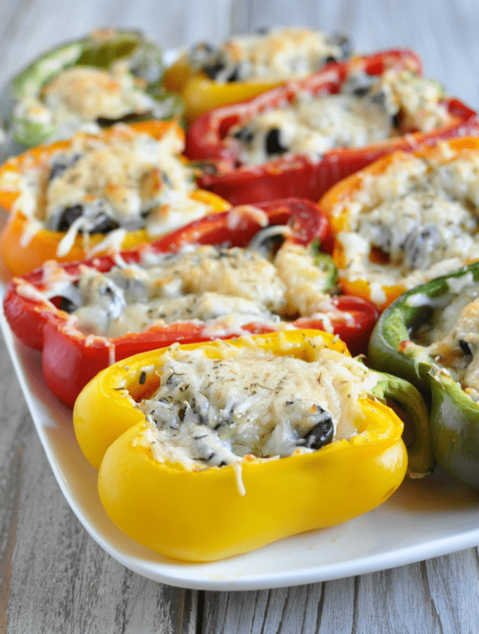 Keto Supreme Pizza Stuffed Peppers | Peace Love and Low Carb