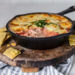 Keto Chicken Parmesan Dip | Peace Love and Low Carb