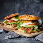 Keto Bagel Breakfast Sandwiches | Peace Love and Low Carb