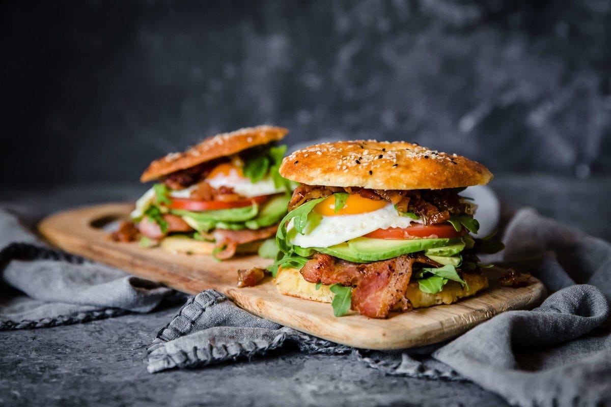 Keto Bagel Breakfast Sandwiches | Peace Love and Low Carb