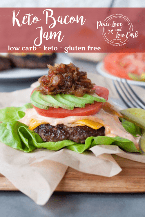 This Keto Bacon Jam is the perfect condiment for just about everything. Amazing on burgers, steak, and even your morning eggs.