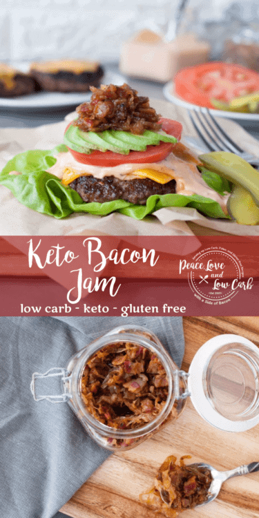 This Keto Bacon Jam is the perfect condiment for just about everything. Amazing on burgers, steak, and even your morning eggs.