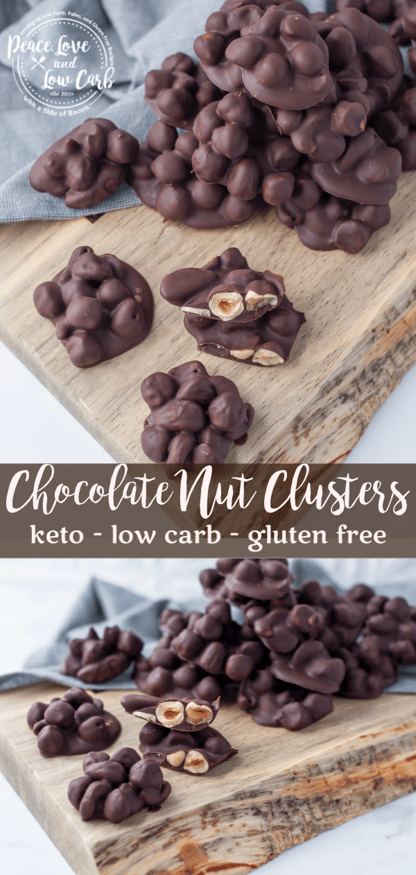 Keto Chocolate Nut Clusters Peace Love and Low Carb