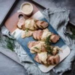 Pork Tenderloin with Creamy Dill Sauce | Peace Love and Low Carb