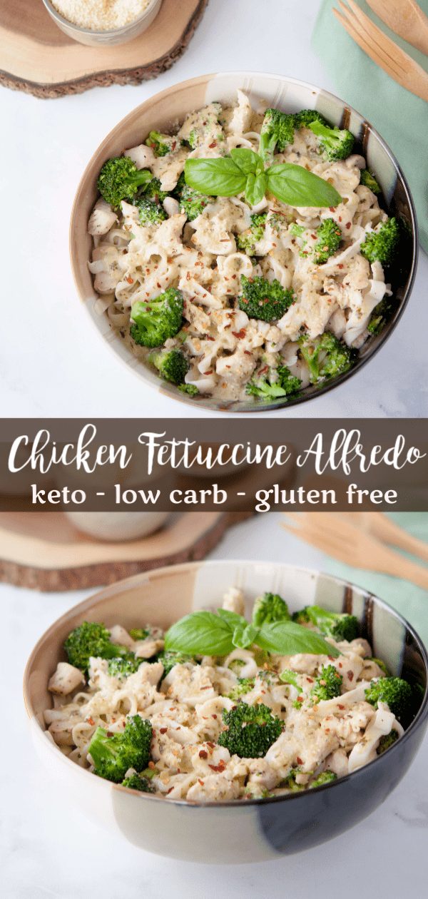 Keto Fettuccine Alfredo with Pesto Chicken and Broccoli - Peace Love ...